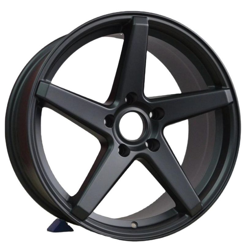Jwl Via Test 15 16 Inch Alloy Wheel with PCD 100-114.3 Tuning Wheels Black Machine Face Alloy Wheels