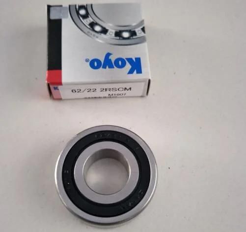 Koyo 63/22-2RS, 62/22-2RS Auto Bearing, Motorcycle Ball Bearing 62/28 62/32 63/22 63/28 63/32 2RS C3 Cm