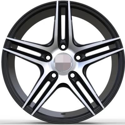 Machine Face Positive Alloy Wheel Rims for Car Factory Outlet Auto Parts Custom Rim Spokes