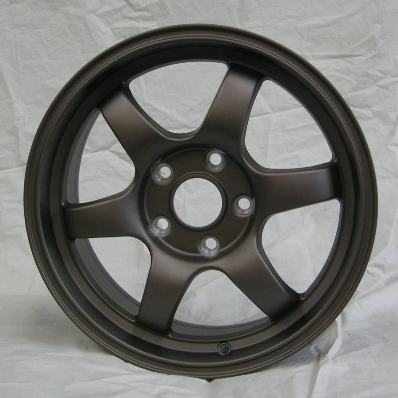 Jwl Via Test 15 16 Inch Alloy Wheel with PCD 100-114.3 Tuning Wheels Black Machine Face Alloy Wheels