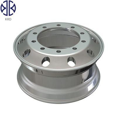 9.75X22.5 Polished Big Truck Dump Trailer OEM Aluminum Alloy Wheel Hub Wheel Rim