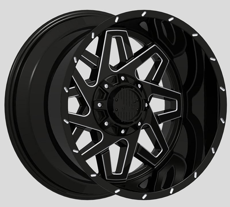 20X10 20X12 Inch China Professional Forged Alumilum Alloy Wheel Rims Black Machined Face and Lip for Passenger Car Wheels Car Rims