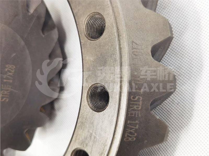 199012320177 28/17 Pinion and Crown Wheel for Sinotruk Steyr HOWO Truck Spare Parts Rear Bevel Gear
