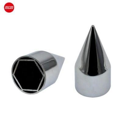 Plastic Chrome Lug Nut Cover Wheel Nut Cover 33mm Diameter and 110mm Height Push on Model for American Trucks