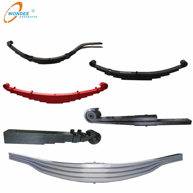 Auto Parts Manufacturer Suspension Leaf Spring for Semi Trailer and Truck