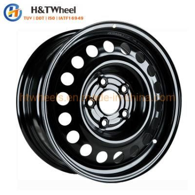 H&T Wheel 675A01 16 Inch 16X6.5 PCD 5X120 Winter Steel Stable Wheel Rims