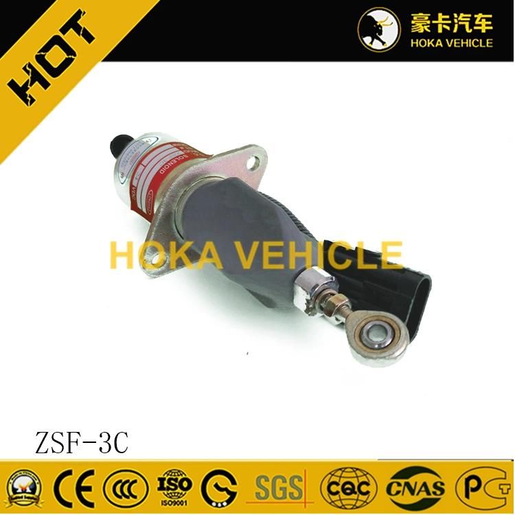 Original Wheel Loader Spare Parts Engine Flameout Solenoid Valve Zsf-3c for Wheel Loader