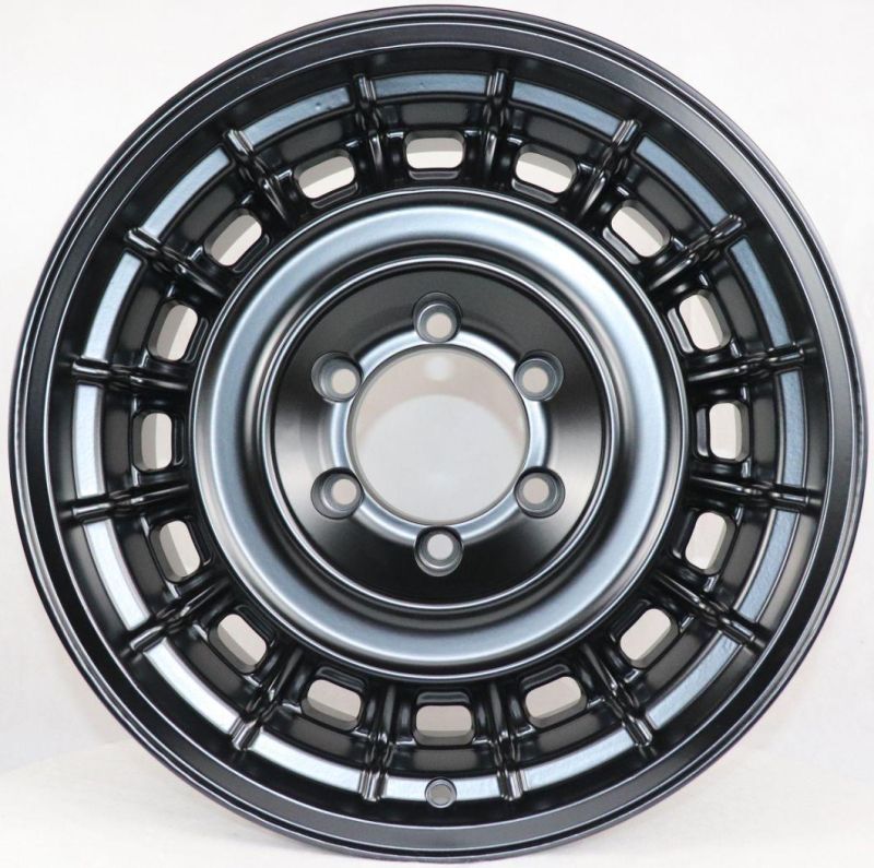 High Quality Special Design Black Color Flow Forming Casting Alloy Wheel