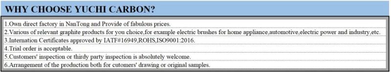 Electrographite Carbon Brush for Hide 1900 Air Compressor Engine