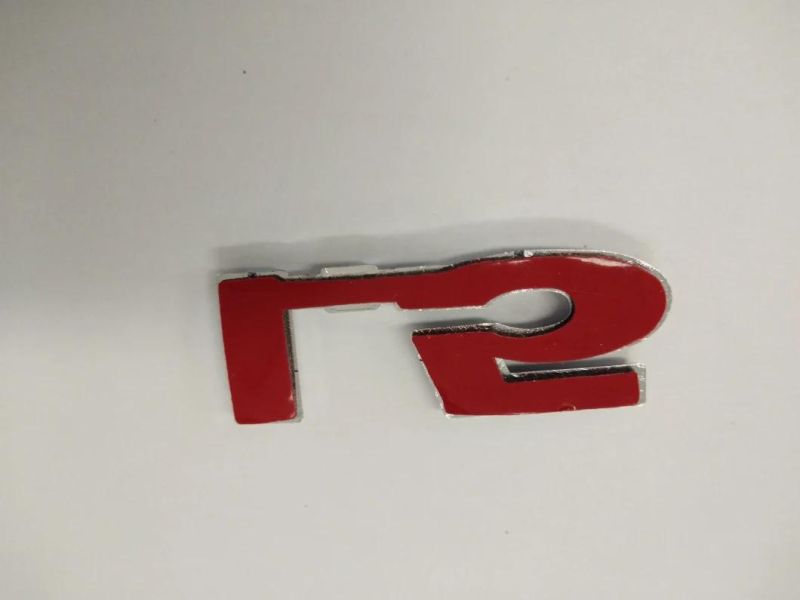 Letters Plastic Chrome Adhesive Tapes Car Stickers