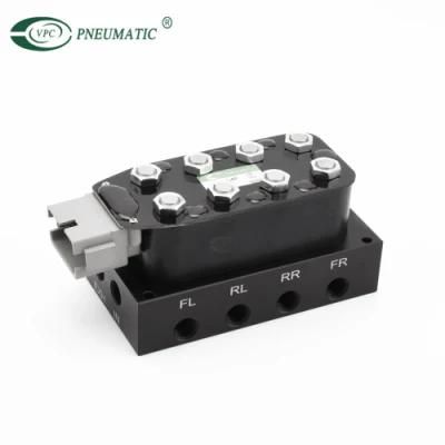 Vpc Stock Castor Air Suspension Black 3/8 Bsp Valve Block Switch Box Vu-4f