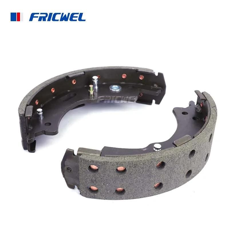 High Performance ISO/Ts16949 Approved Non-Asbestos Red Khaki More Wear-Resistant Black Particle Brake Lining