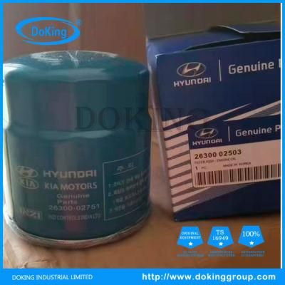 Oil Filter Uses for Hyundai KIA 2630002503