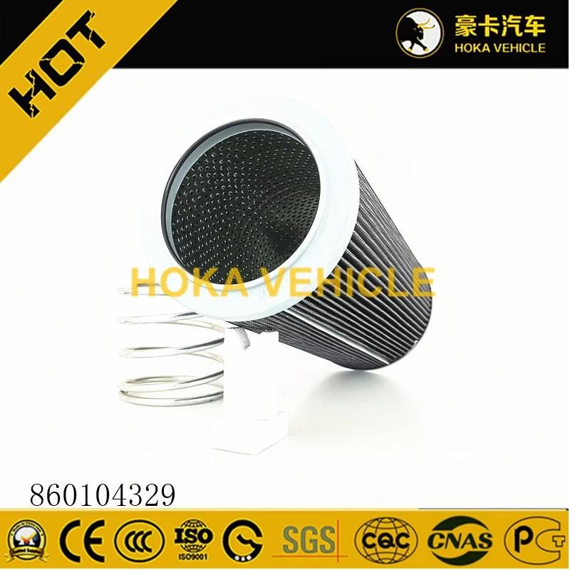Original and Genuine Spare Parts Hydraulic Oil Filter 860104329 for XCMG Wheel Loader