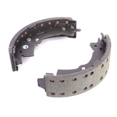 Customized ISO/Ts16949 Approved Non-Asbestos Black Particle Brake Shoes for All Kinds of Cars