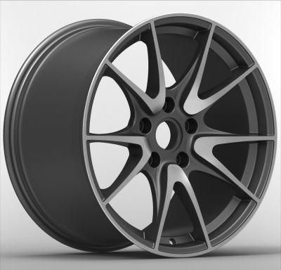 Car Alloy Wheel with Gunmetal Machine Face(P06)