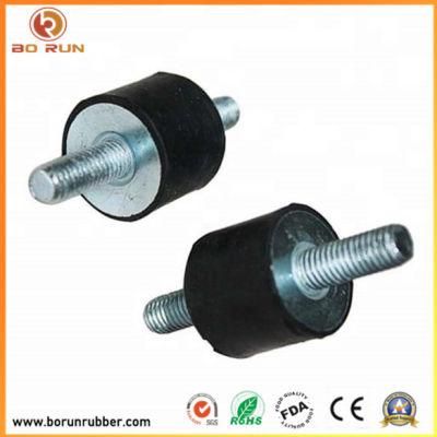 Bolt and Nut M8 M10 Rubber Feet Round Headed Rubber Buffer with Shaft