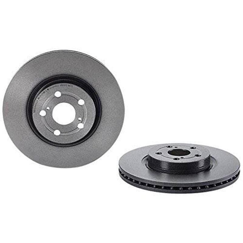 Non-Coated Cast Iron, 4351205050 Vented Rear Car Brake Disk for Toyota Avensis Estate (T25) 2003-