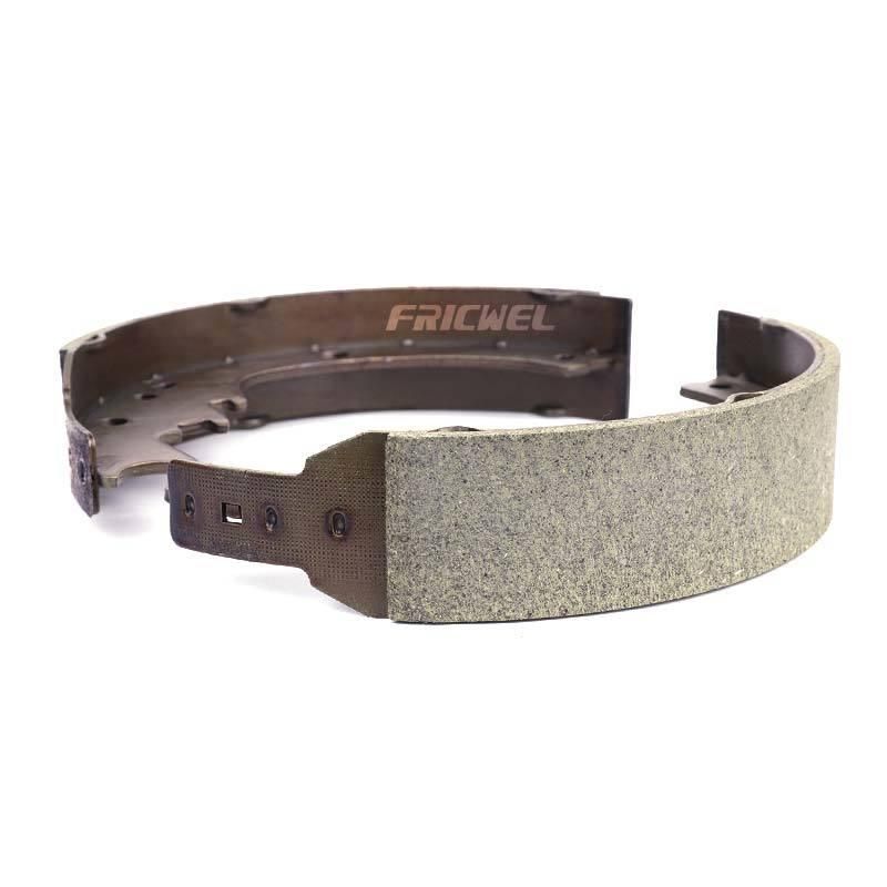 High Performance ISO/Ts16949 Approved Non-Asbestos Khaki More Wear-Resistant Black Particle Valeo Clutch Brake Shoes
