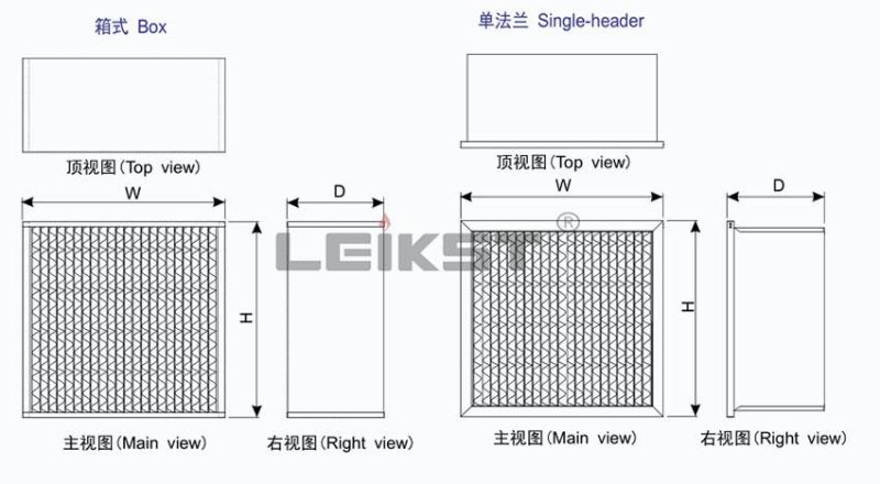 Washable Nylon Pre-Filter G4-F9 Customize Meltblown PP Pocket Filter Media