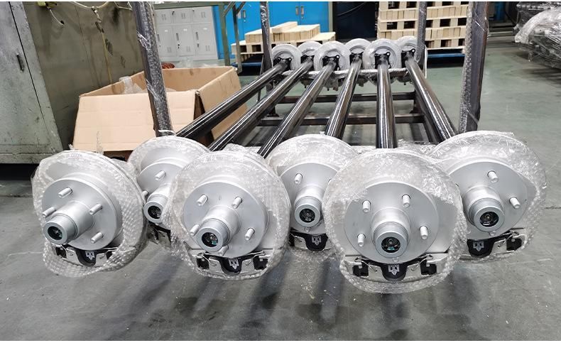 High Quality Light Duty Trailer Single Axle Kit Solid Square / Round Trailer Parts Accessories