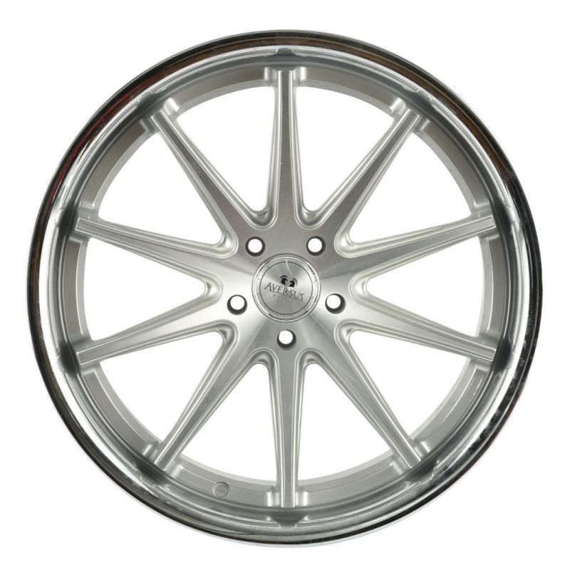 20inch 10 Spokes Alloy Wheel with Chrome Stainless Lip