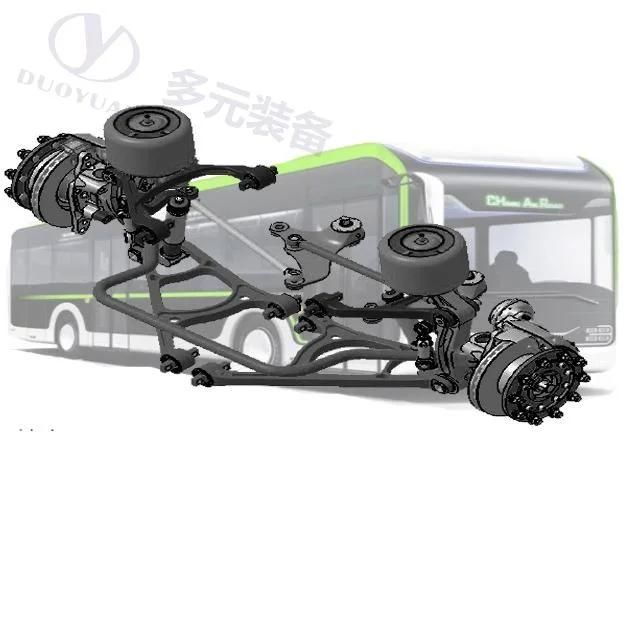 Rear Axle Assembly Double Decker Super Luxury Coach Low Floor Suspension and Assembly Axles Car Axle Assembly