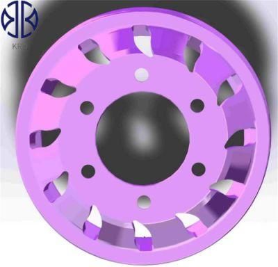 22.5X8.25 22.5&quot; Inch Polished Forged Truck Trailer Bus Aftermarket Alloy Aluminum Wheel Rims