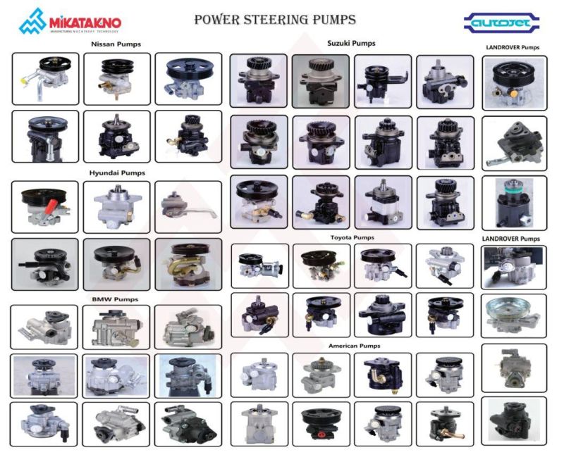 Power Steering Pumps for All Japanese and Korean Cars High Quality