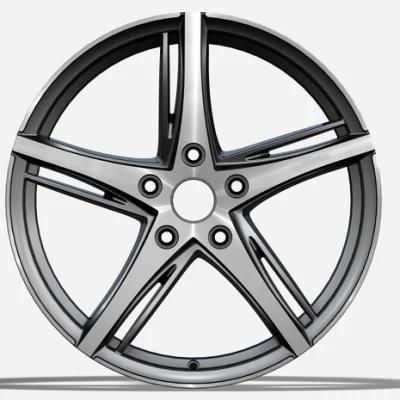 18/19 Inch 5*100-120 PCD Alloy Wheel Car Black Machined Face Aluminum Alloy Wheel