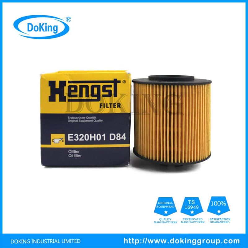 China Professional Filter Factory for Hengst Oil Filter E320h01d84 for VW/Audi/Skoda
