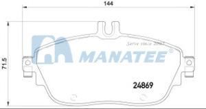 Front Brake Pads for Mercedes Benz B-Class W246 (006 420 46 20)