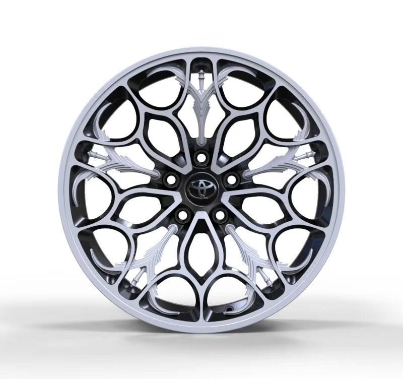 1 Piece Monoblock Forged Aluminum Alloy Mag Rim Wheel for Customized Production