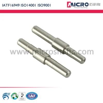 Non-Standard Carbon Steel CNC Turned High Precision Micro Motor Shaft with ISO IATF Certification for Medical Power Tools
