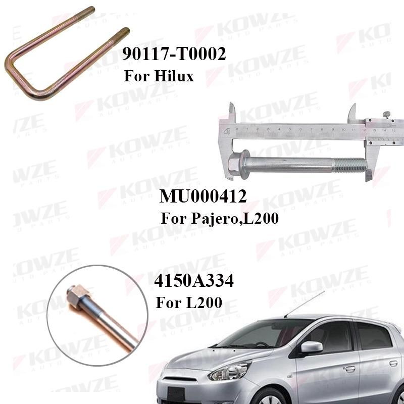 Kowze Car Spare Parts Suspensions Spare Part U Bolt Kit for Mitsubishi L200 Pajero MPV Nissan Toyota Ford Isuzu Mazda Chevrolet