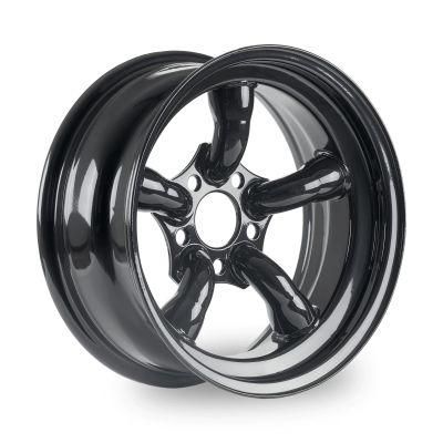 Black Steel Wheels 5 Pipes 5 Split Spoke Wheel 16X7&quot; 5X120