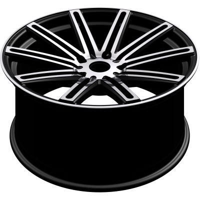 20*10 Inch Forged Wheel High Quality Black Machined Face Aluminum Alloy Wheel
