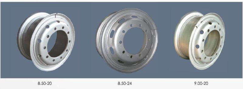Demountable Rim 22.5X8.25 Tubeless Steel Wheel