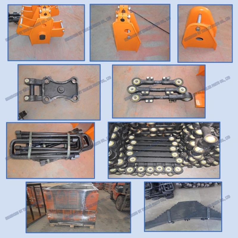 Fuwa Type Mechanical Suspension Two Axle / Tandem Overlung / Underslung with Leaf Spring