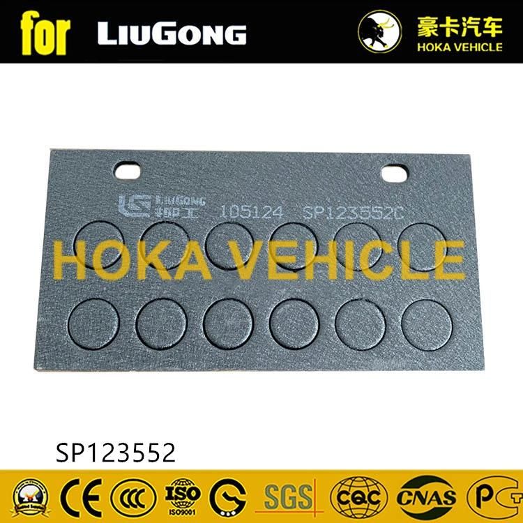 Original Liugong Wheel Loader Brake Lining Sp123552