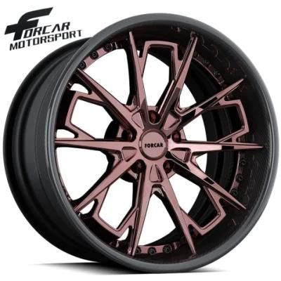 Aluminum Two Slice Aftermarket Forged Wheel