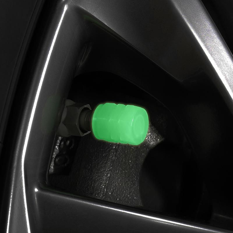 Universal Motorcycle Car Wheel Dust Cap Auto Glow Tyre Stem Air Valve Cover Light Caps