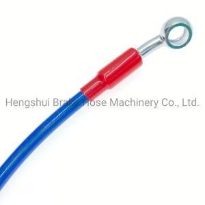 Modified Motorcycle Brake Hose Assembly/Brake Line/Nylon C-Type Steel Pipe Chrome Plated Joint Brake Line