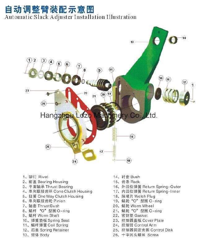 Automatic Brake Adjuster with OEM Standard for Trucks (79106C)