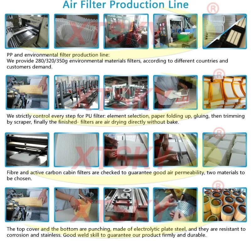 Honda Air Filter 17220-R60-U00 for Car Factory Supply