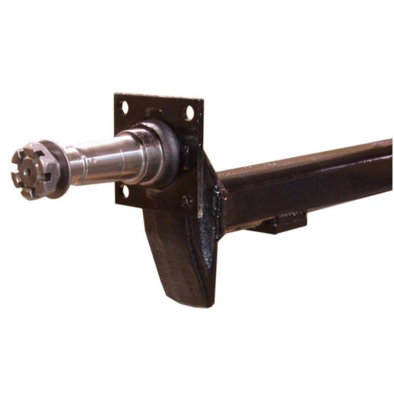 Trailer Drop Axles-50mm Square Beam Size-45mm Round Stub Axlesize-1400kg Capacity-100mm Dh