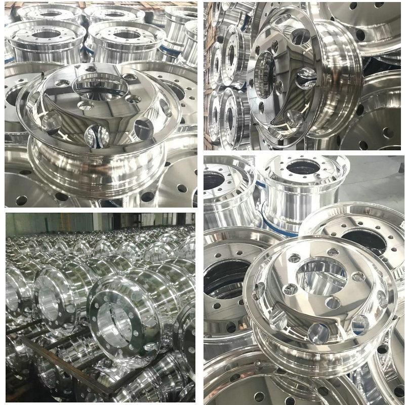 Forged Aluminum Wheel / Alloy Rims for Truck and Trailer (22.5X8.25, 22.5X9.00) with Certificates