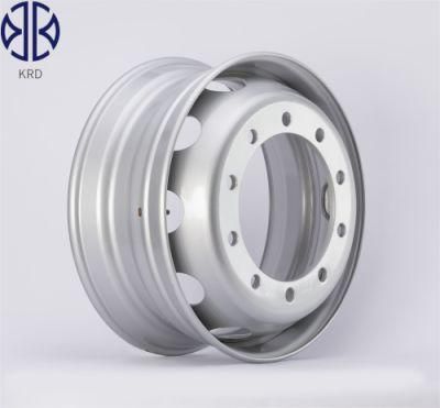 8.25X22.5 9.00X22.5 8/10holes Specifications for Truck Dump Trailer Tubeless Steel Wheel Rim