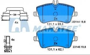Front Disc Brake Pads for Mercedes Benz W203 Cl203 S203 C209 A209 R171 (003 420 60 20)