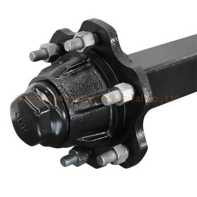 Unbraked Straight Axle for off-Road Agricultural Trailer Vehicle 454A 2t
